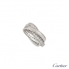 White Gold Trinity de Cartier Diamond Ring B4106248